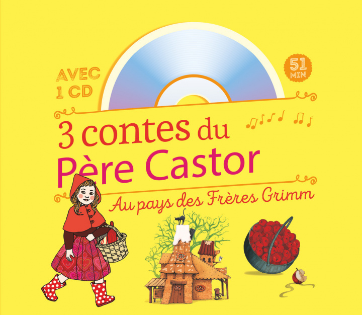 Kniha 3 contes du Père Castor - Au pays des frères Grimm Grimm
