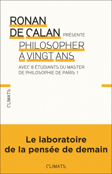 Book Philosopher à vingt ans Calan