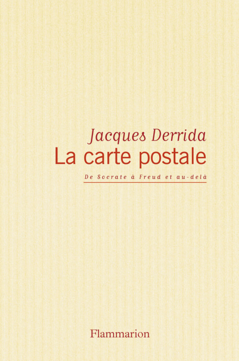 Kniha La Carte postale Derrida