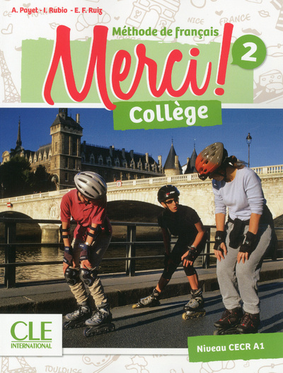 Kniha Merci Collège 2 élève + exercices + DVD CLE Adrien Payet