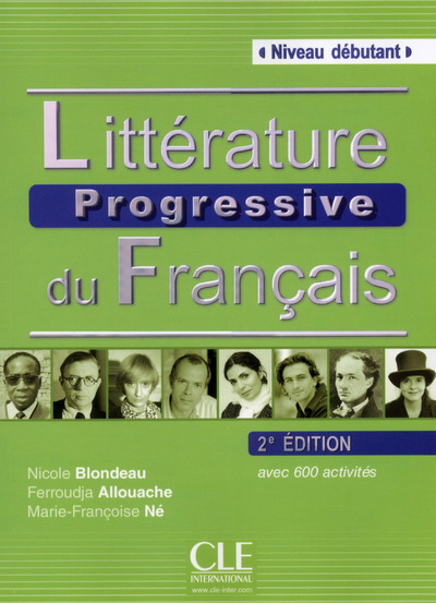 Kniha Littérature progressive niveau débutant + CD nouvelle couverture Nicole Blondeau