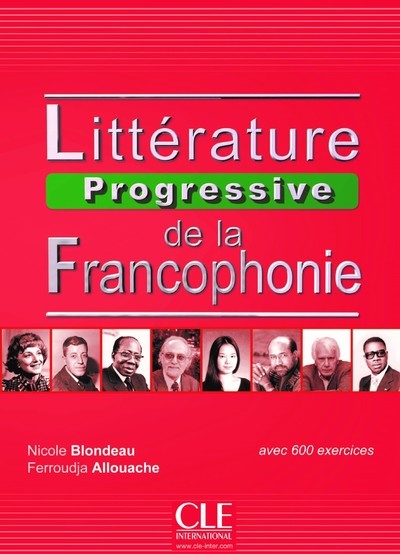 Book Littérature progressive FLE de la francophonie niveau intermédiaire nouvelle couverture Nicole Blondeau