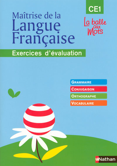 Kniha La balle aux mots - maitrise de la langues - cahier évaluation - CE1 Henri Mitterand