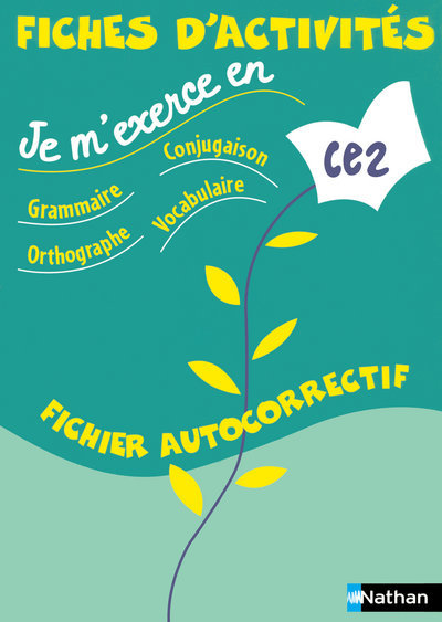 Knjiga JE M'EXERCE EN FICHIER AUTOCORRECTIF CE2 FICHES D'ACTIVITES Brigitte Baudelot