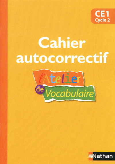Knjiga L'Atelier de Vocabulaire - autocorrectif - CE1 Marianne André-Kerebel