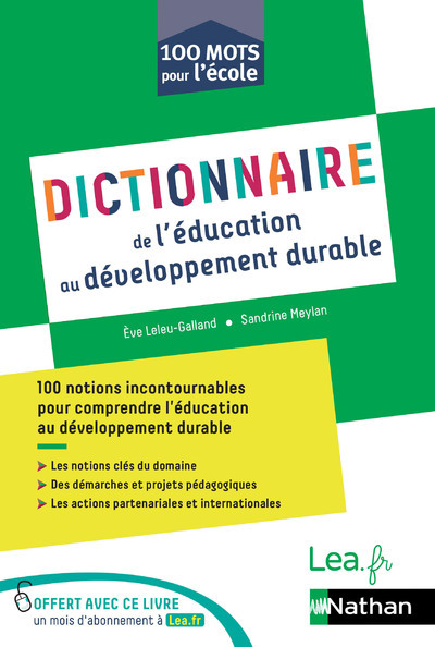 Carte Dictionnaire de l'éducation au développement durable Ève Leleu-Galland