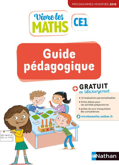 Könyv Vivre les maths - Guide pédagogique CE1 2019 Sonia Fayette