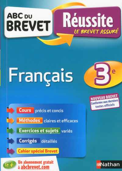 Książka ABC Réussite Brevet Français - 3ème - Nouveau brevet Cécile de Cazanove