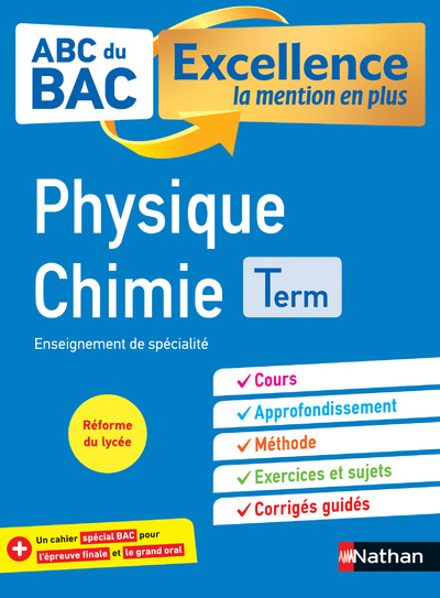 Knjiga ABC BAC - Excellence la mention en plus - Physique Chimie - Terminale Nicolas Coppens