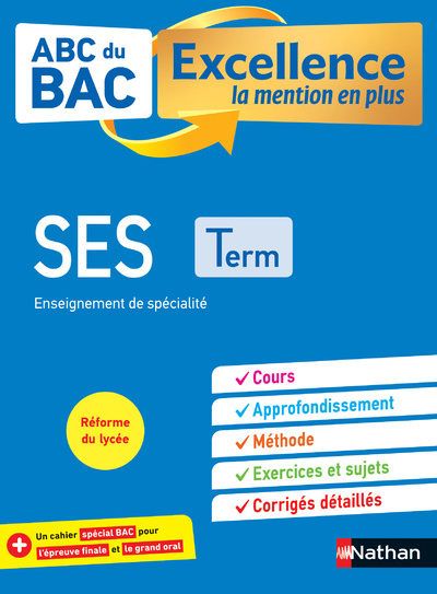 Boek ABC BAC Excellence SES Term Karine Charles