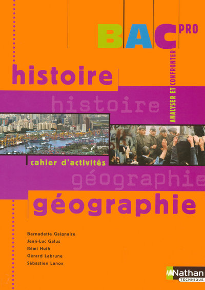 Kniha HISTOIRE GEOGRAPHIE CAHIER D'ACTIVITES BAC PRO ELEVE 2007 Bernadette Gaignaire
