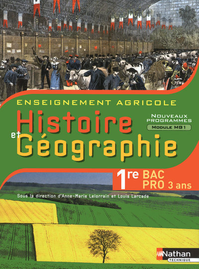 Kniha Histoire et Géographie 1re Bac Pro 3 ans agricole Livre de l'élève Philippe Braconnier