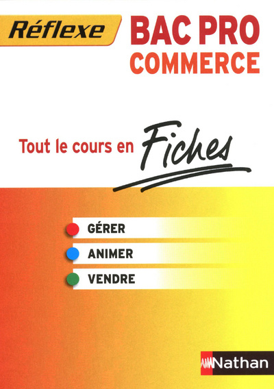 Knjiga FICHES REFLEXE BAC PRO COMMERCE - GERER ANIMER VENDRE 2011 N3 Philippe Lieury