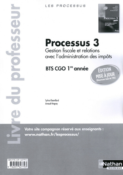 Kniha Processus 3 Les Processus Livre du professeur Sylvie Chamillard