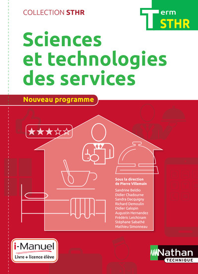 Carte Sciences et technologies des services Term (STHR) Livre + licence élève - 2017 Sandrine Beldio
