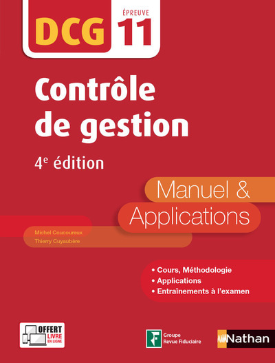 Kniha Contrôle de gestion - DCG - Épreuve 11 - Manuel et applications - 2017 Michel Coucoureux