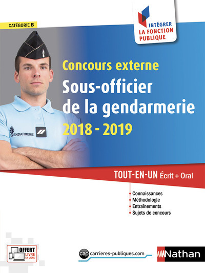 Carte Concours Sous-officier de la gendarmerie 2018-2019Cat B numéro 23 (Intégrer fonction publique) 2018 Danièle Bon