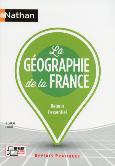 Carte La géographie de la France - (Repères pratiques N° 5) - 2019 Gérard Labrune