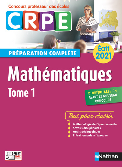 Knjiga Mathématiques - tome 1 Préparation complète - Ecrit 2021 (CRPE) 2020 Saïd Chermak