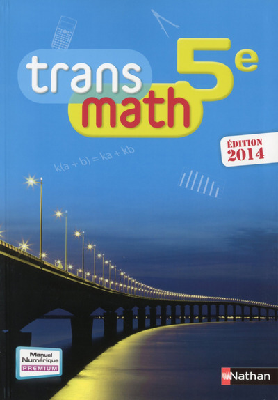 Kniha Transmath 5e 2014 - grand format Frédérique Bourgeat