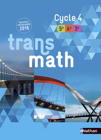 Book Transmath Mathématiques Cycle 4 2016 - Manuel élève Véronique Carlod