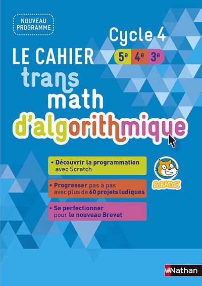 Knjiga Le cahier transmath d'algorithmique Cycle 4 5ème/4éme/3ème Joël Malaval