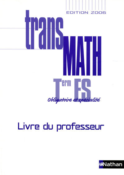 Boek TRANSMATH TERM ES OBL+SPEC PRO André Antibi