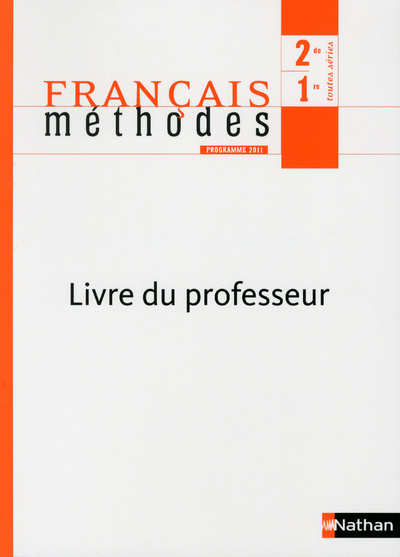 Boek Français Méthodes 2de/1re professeur Frédérique Cauchi-Bianchi
