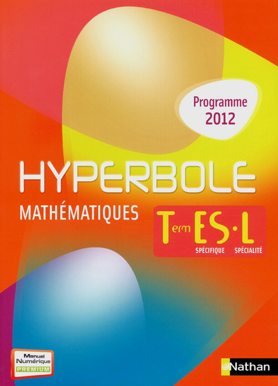 Boek Hyperbole Terminale ES spécifique / L spécialité Anne Crouzier