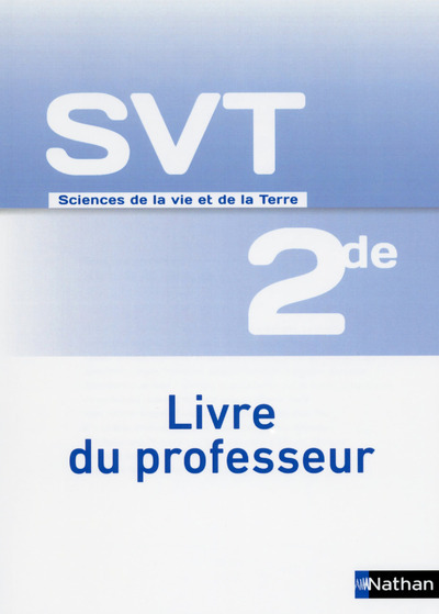 Knjiga Sciences et Vie de la Terre 2de 2014 professeur 