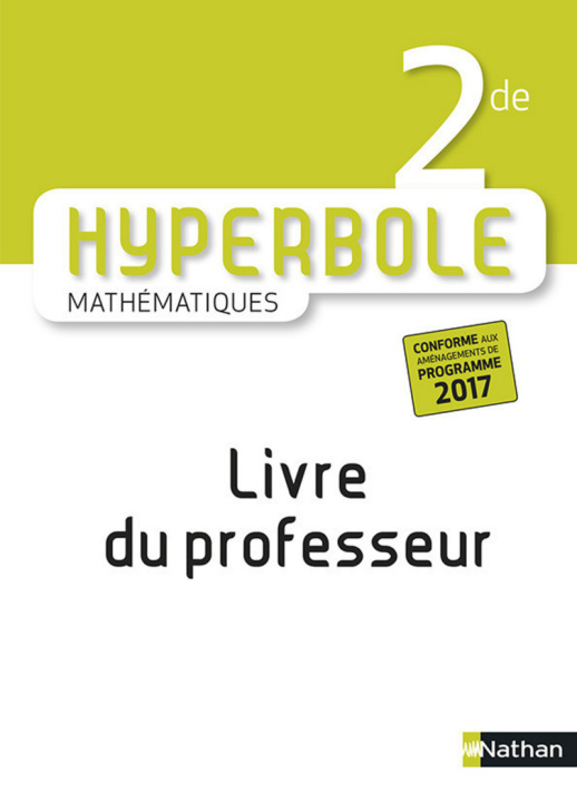 Buch Hyperbole 2de 2017 - Livre du professeur Joël Malaval