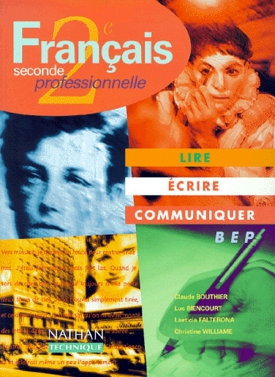 Carte FRANCAIS 2E PRO (LIRE...) ELEVE 2000 Christine Williame