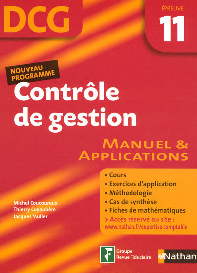 Книга CONTROLE DE GESTION EPREUVE 11 - DCG - ELEVE - 2007 Michel Coucoureux