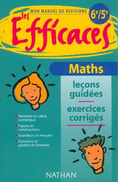 Könyv EFFICACES MATHS 6E-5E Jean-Luc Brégeon