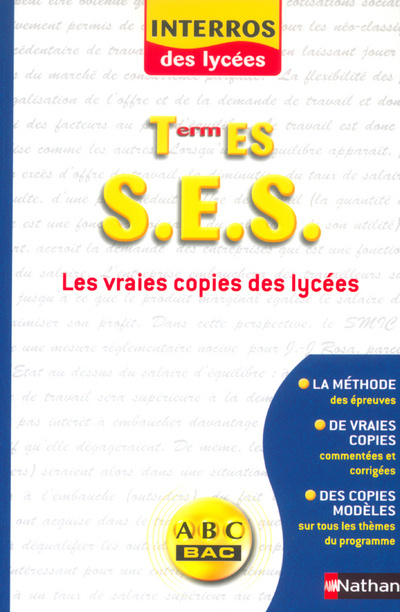 Buch INTERROS LYCEES S.E.S TERM ES Monique Abellard