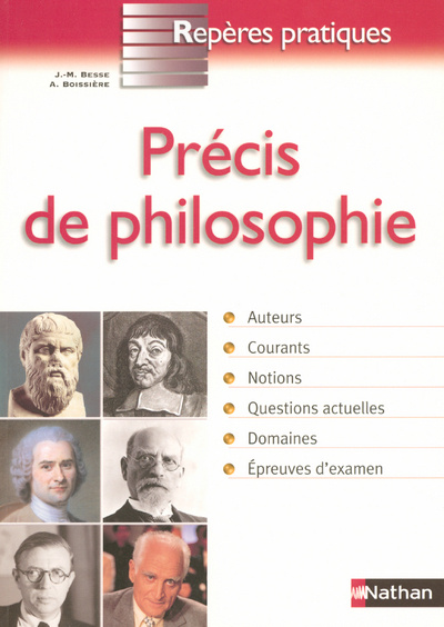 Könyv PRECIS DE PHILOSOPHIE - REPERES PRATIQUES N38 Jean-Marie Besse