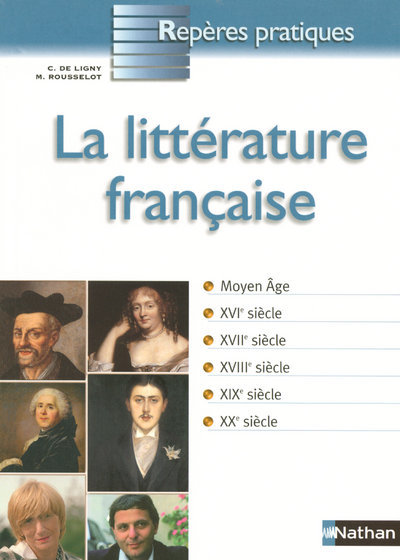 Carte LA LITTERATURE FRANCAISE - REPERES PRATIQUES N17 Cécile de Ligny