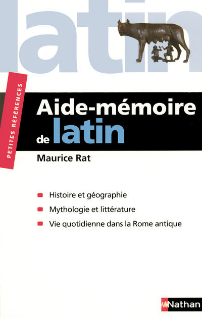 Kniha RAT Aide mémoire de latin - Petites références Maurice Rat