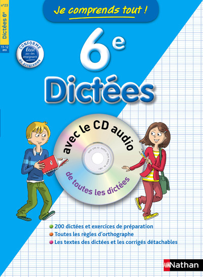 Knjiga Je comprends tout Dictées 6e avec CD Isabelle Petit-Jean