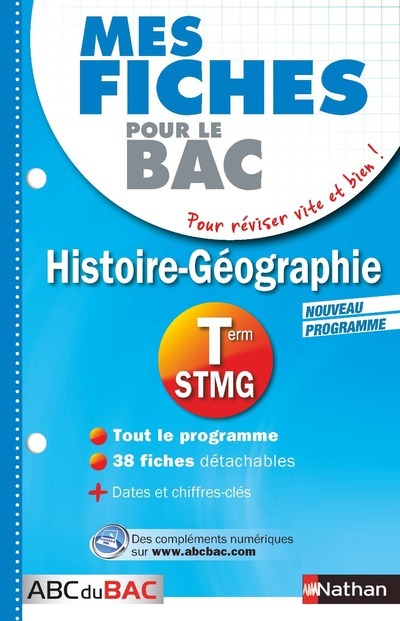 Carte Mes fiches ABC du BAC Histoire Géographie Term STMG Florian Louis