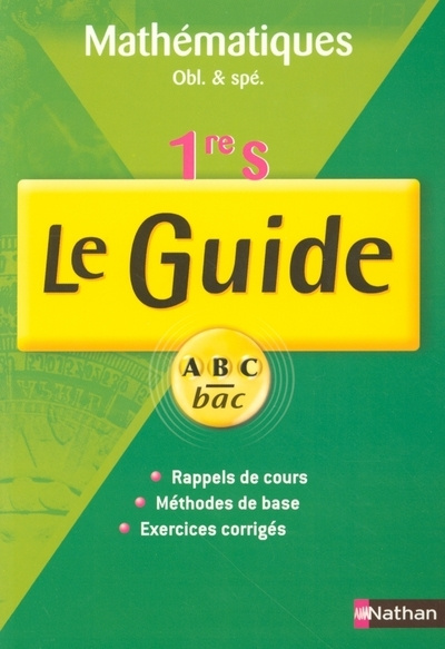 Książka GUIDE ABC MATHS 1RE S COURS Évelyne Roudneff