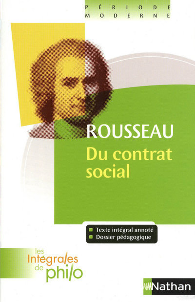 Książka Les intégrales de Philo - ROUSSEAU, Du Contrat Social (Livres I à IV) Jean-Jacques Rousseau