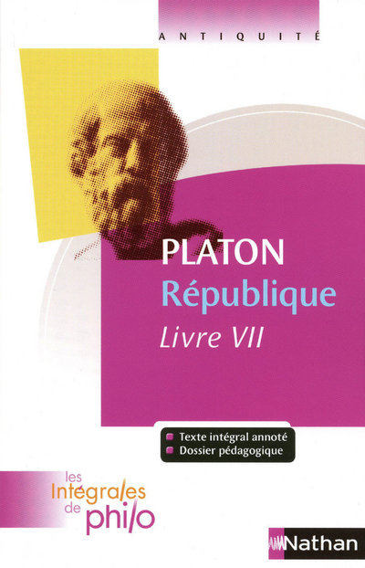 Книга Les intégrales de Philo - PLATON, République (Livre VII) Bernard Piettre