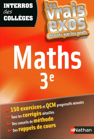 Buch INTERROS DES COLLEGES MATHS 3E Lucie-Anne Billy