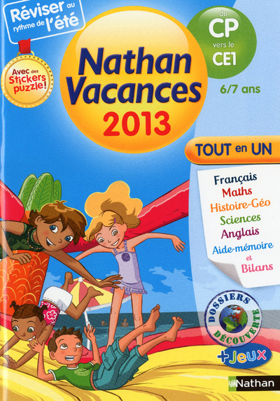 Livro CAHIER DE VACANCES 2013 PRIMAIRE DU CP VERS LE CE1 TOUT EN UN 6/7 ANS Véronique Calle