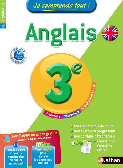 Книга Je comprends tout ! Anglais 3e Stéphane David