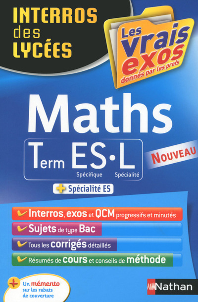 Kniha Interros des Lycées Maths Term ES.L Collectif