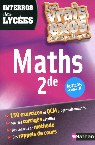 Kniha INTERROS DES LYCEES MATHS 2DE Erik de Brauwere