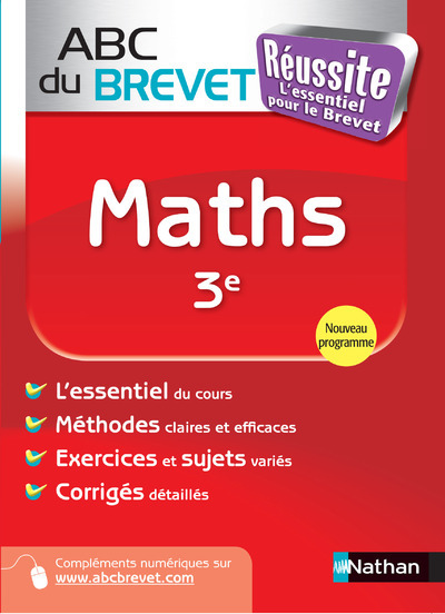 Knjiga ABC DU BREVET REUSSITE MATHS 3E Carole Feugère