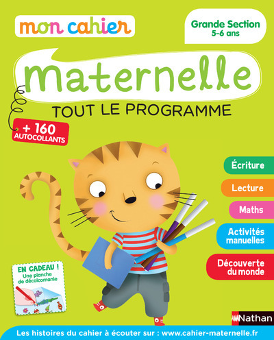 Carte Mon cahier maternelle Kerstin Hache-Thibon